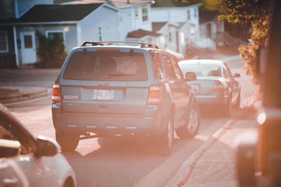 Indiana suburban neighborhood street