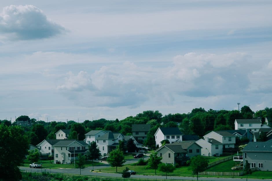 Ohio suburban neighborhood street